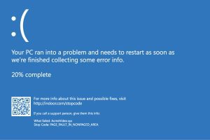 Page Fault In Nonpaged Area - Feature image